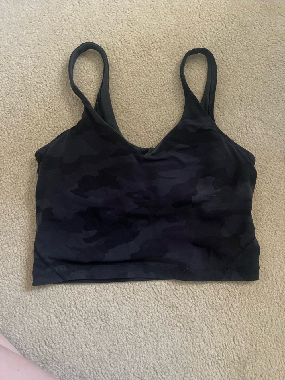 lululemon athletica Black Camo Sports Bralette